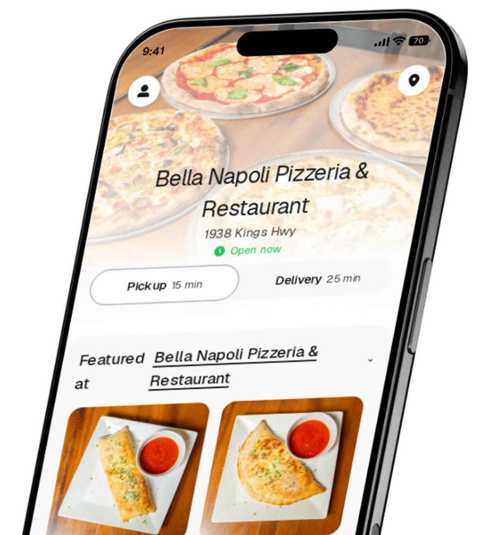 Bella Napoli Pizzeria & Restaurant app preview